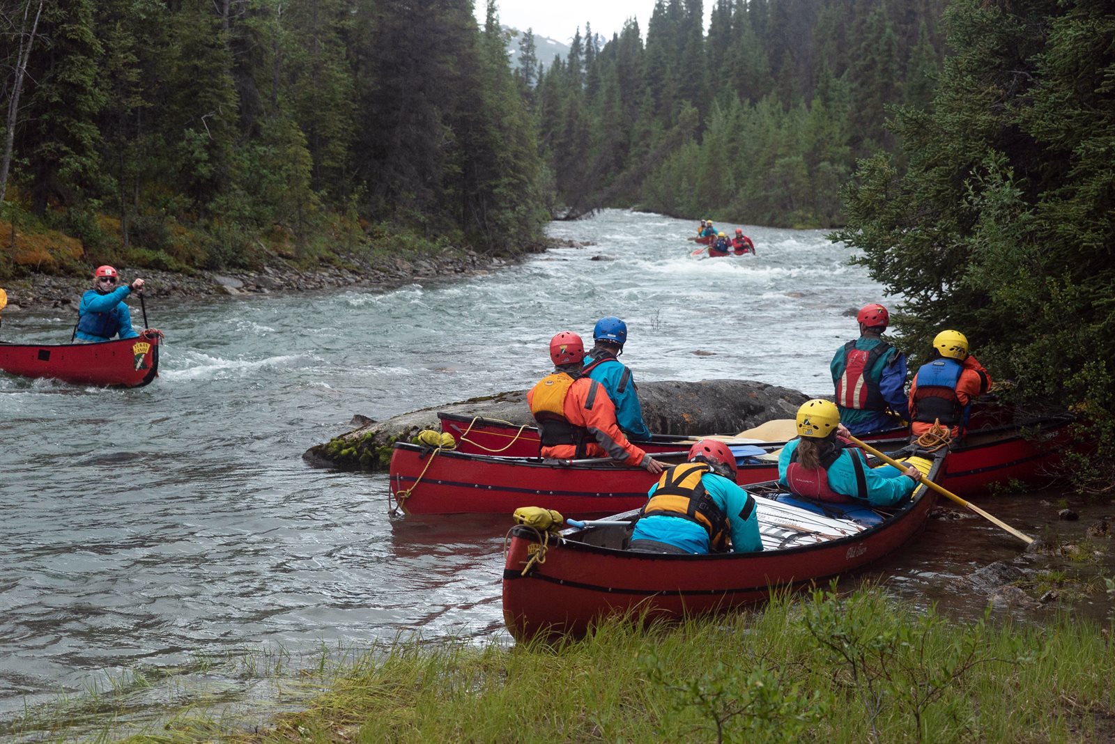 whitewater canoe course yukon