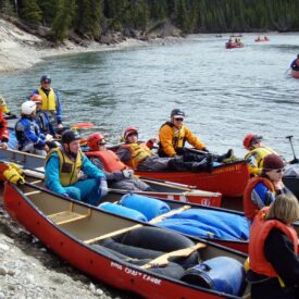 Intro to Moving Water canoeing course