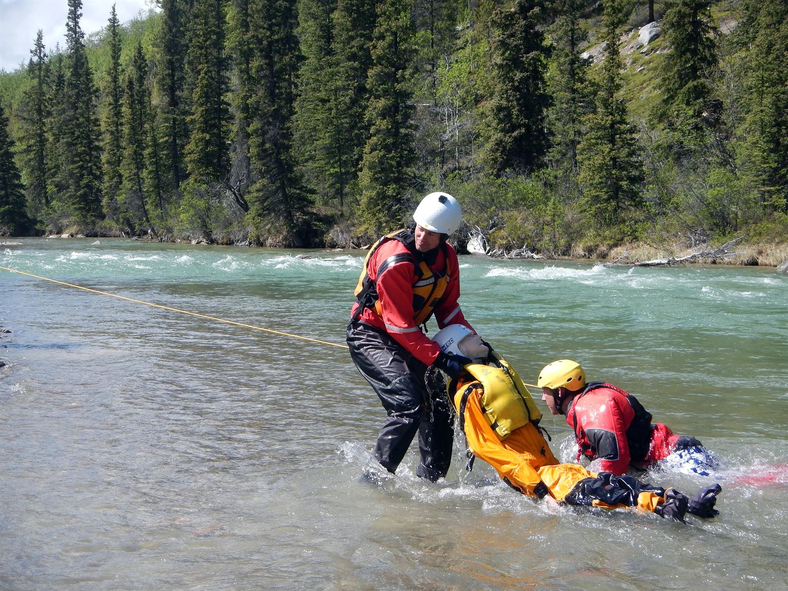 river rescue practice